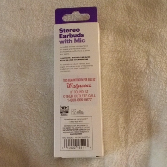 INFINITIVE STEREO EARBUDS WITH MIC. NEW! - Picture 3 of 3